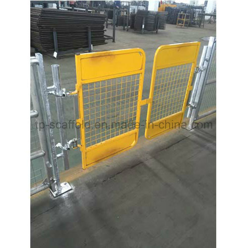 Puerta de seguridad para andamios Puerta de escalera de acero para andamio